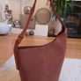 Beautiful real suede handbag Image 6