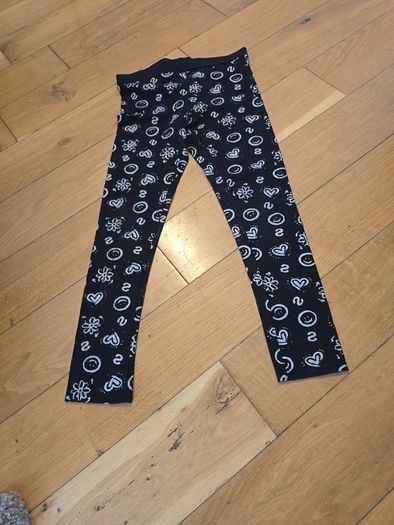 Desigual black graffiti leggings