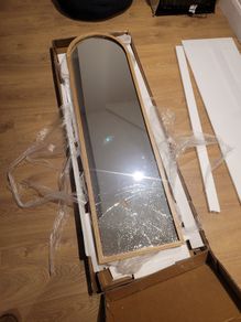 Wooden arch mirror