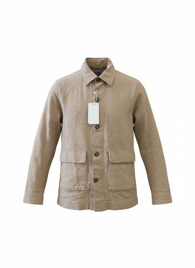 NN07 Men's Linen Cedrick Shacket Overshirt Size Medium