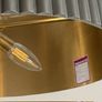 Luxury 3-Light Pendant ,Chandelier. Grey & Brushed Gold Image 5