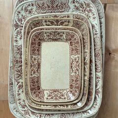 Ceramic / ironstone serving set