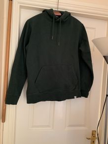 Pull & Bear Hoodie. Dark Green