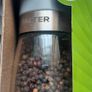 Salter Glass Mill Set Grey Salt Pepper Filled Image 2