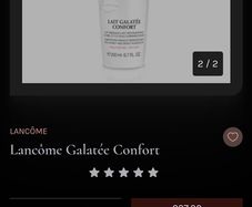 Lancome Lait Galatee confort