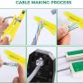 9 in 1 Network Repair Tools Kits - Computer Maintenance Repair LAN Network with Crimp Stripper Tool Set Image 3