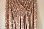 Knee length Polka Dot Dress
