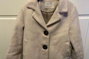 5y ZARA girl cream coat
