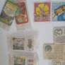 Scrace lot of 1980s retro cereal freebies . Kelloggs Rice crispies , sugar puffs stickers games and cards . Image 6