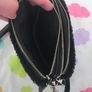 Authentic Coach Shearling Black Crossbody Shoulder Bag Image 6
