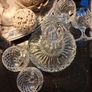 Vintage Irish lead crystal Ships Decanter & 4 whiskey glasses Image 2