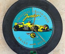 Jordan 198 F1 Carbon Brake Disc Clock