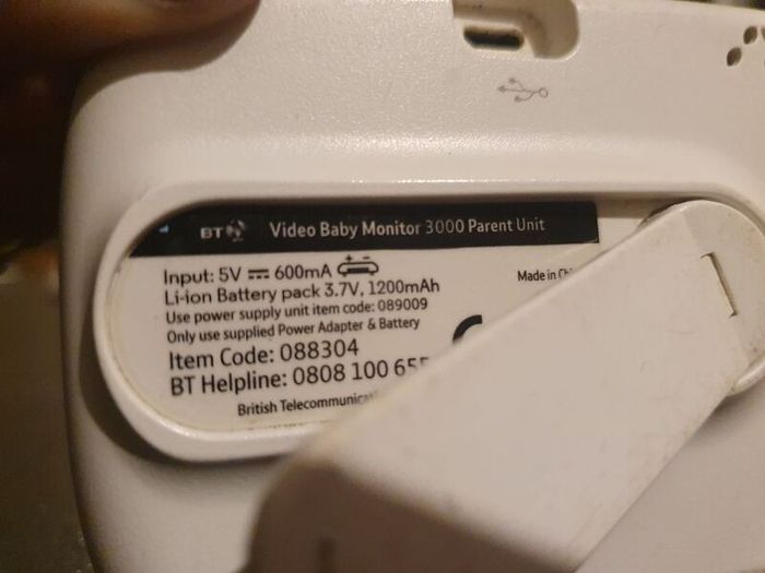 BT Baby Monitor BT3000