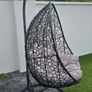 Hanging Egg Chair with Stand & Cushion Image 3