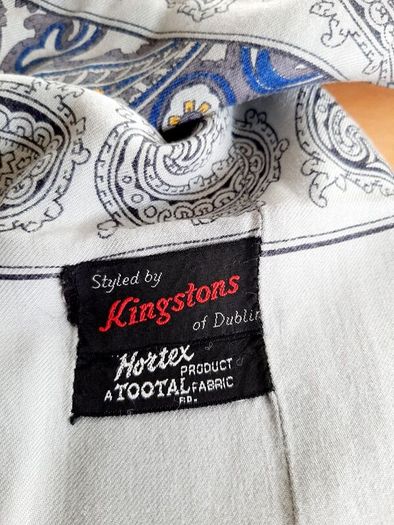 Vintage Kingston's of Dublin paisley scarf