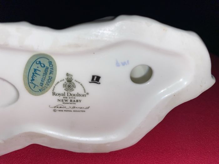 Baby Royal Doulton New Baby Porcelain Hand painted