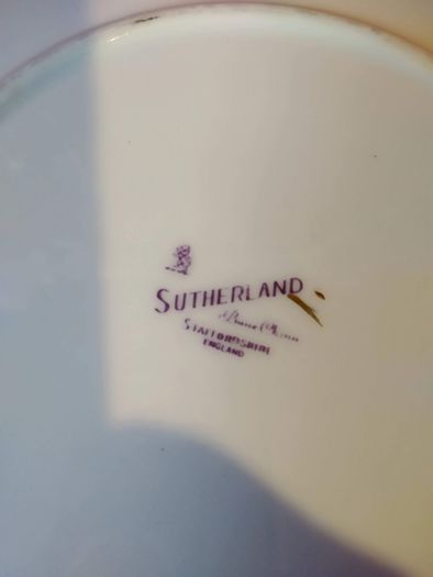 Rare Vintage SUTHERLAND IMARI  Large  Teapot Saucer   Plate