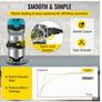 Electric Hand Trimmer Palm Router With Fixed Base And Plunge Base 710w Image 5