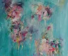 Original Abstract Painting Dublin Floral Painting