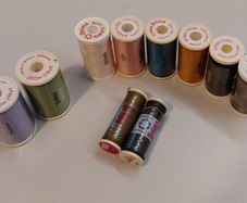 Vintage Coats Drima Sewing Thread 10 Reels Various Colours Vintage Polyester Threads Set Similar to Gutermnann Sew All
