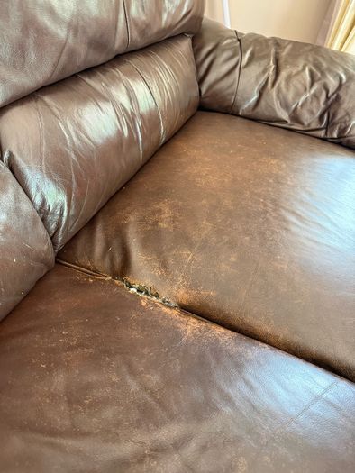 Free Leather Sofa - Collection Only
