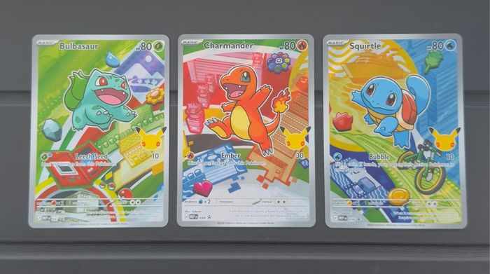 Pokemon TCG First Partner Illustration Collection Kanto Starter series