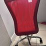 Red Ergonomic Mesh Office Chair  Stylish & Comfortable (Good Condition) Image 6