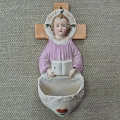Vintage Holy Water Font