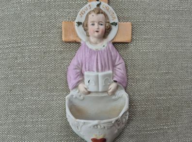 Vintage Holy Water Font