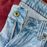 Levis light blue bootcut bell bottom jeans Image 3