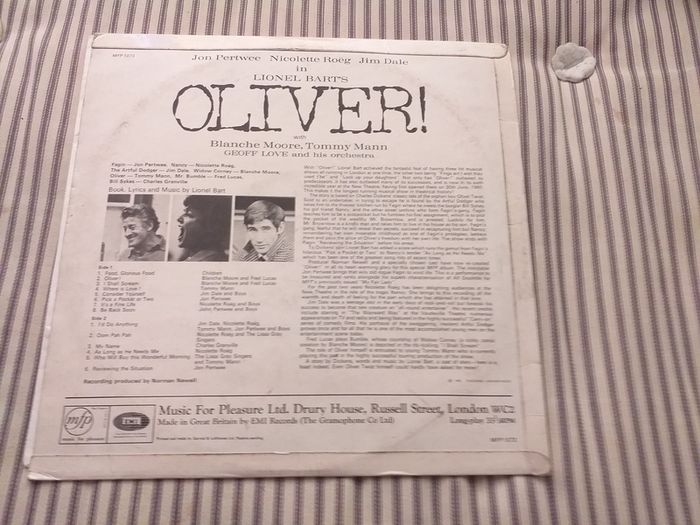 Oliver. The Musical.