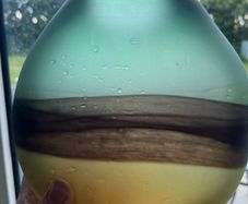 Vintage Heavy Glass Vase