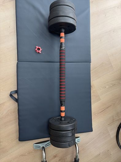 Starter free weights dumbbell set