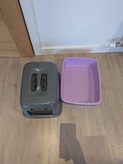 Ferplast purple cat litterbox