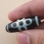 Vintage Himalayan Spiritual Flower Motif Energy Agate Dzi Talisman Image 5