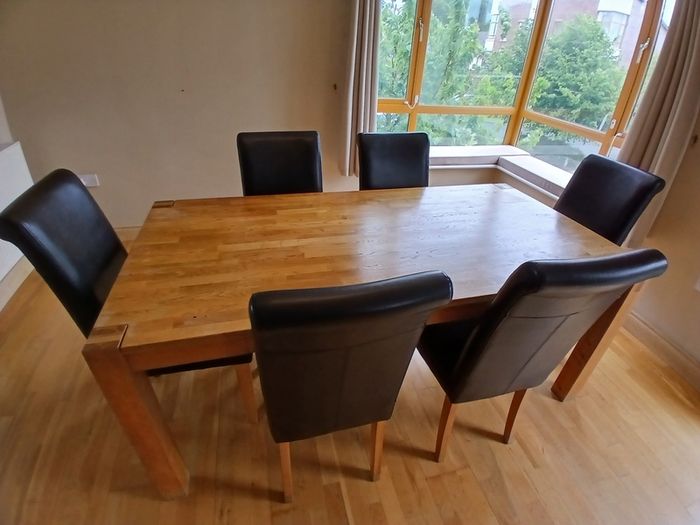 table and chairs