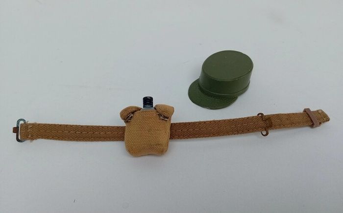 Palitoy Action Man Belt & Water Bottle & Hat