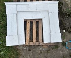 Marble fireplace surround