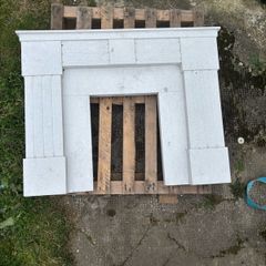 Marble fireplace surround