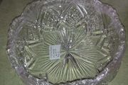 Bohemian crystal bowl. In perfect condition.
