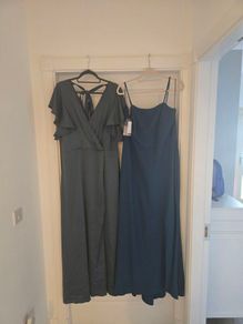 Folkster Bridesmaid Dresses - Teal and Petrol