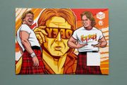 WWE Rowdy Roddy Piper Hot Rod Worn Shirt Relic - Wrestle Crate Exclusive - Wrestling Memorabilia