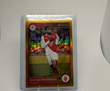 Football Trading Cards Topps Merlin Uefa Champions League Gold Parallel /50