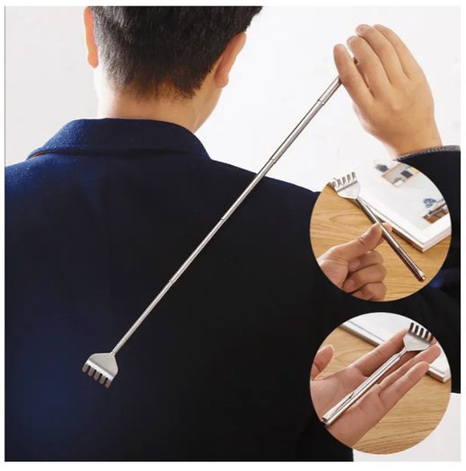 Telescopic Stainless Steel Back Scratcher NEW