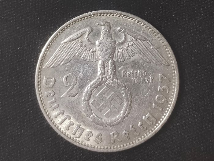 2 Reichsmark 1937 A - Germany (Berlin) WW2