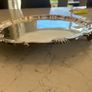 Vintage Silver Plate Style English Shell Pattern Tray Image 2