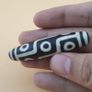Vintage Himalayan Tibetan 9 Eyes Agate Dzi Bead Amulet Image 3