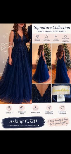 Navy Debs Dress