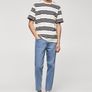 New! Youths teenager Mango Sam carrot blue denim jeans Euro 38 Image 5