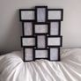 Black Picture frame. Holds 12 pictures Image 3